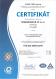 CERTIFICÁT – ISO 45001 – CZ (český)
